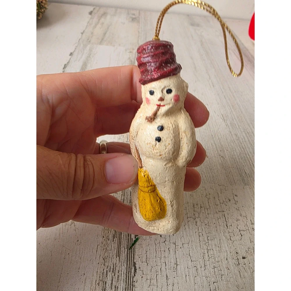 Midwest Cannon falls Teena flanner snowman ornament shabby chic Xmas tree